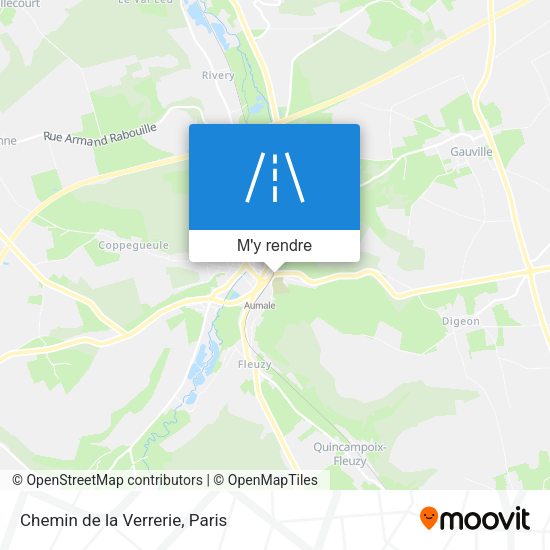 Chemin de la Verrerie plan