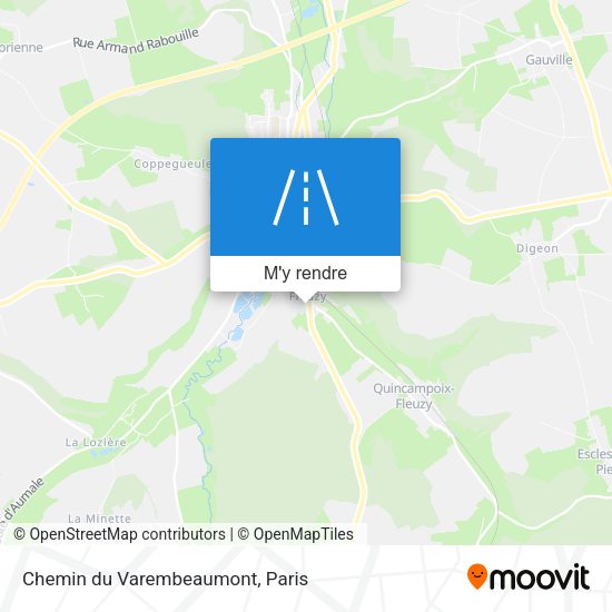 Chemin du Varembeaumont plan