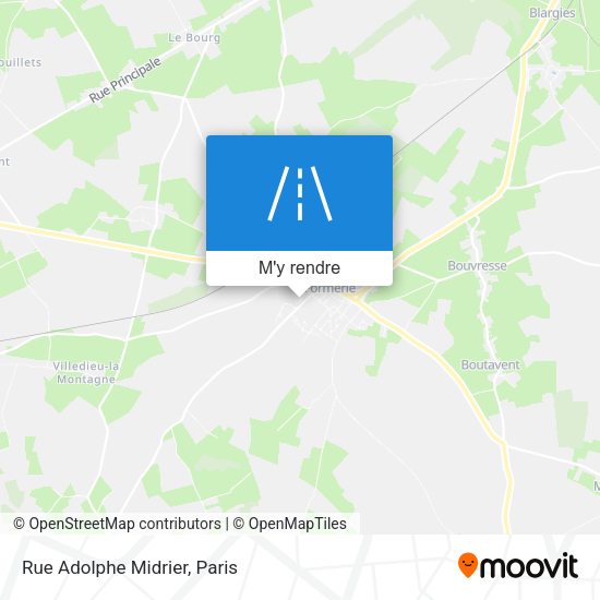 Rue Adolphe Midrier plan
