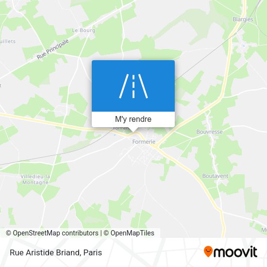 Rue Aristide Briand plan