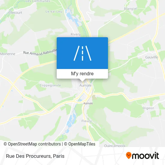 Rue Des Procureurs plan