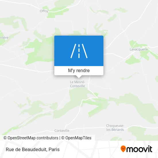 Rue de Beaudeduit plan