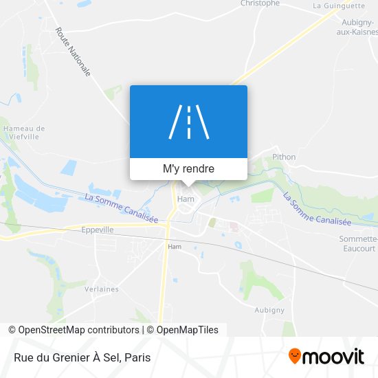 Rue du Grenier À Sel plan