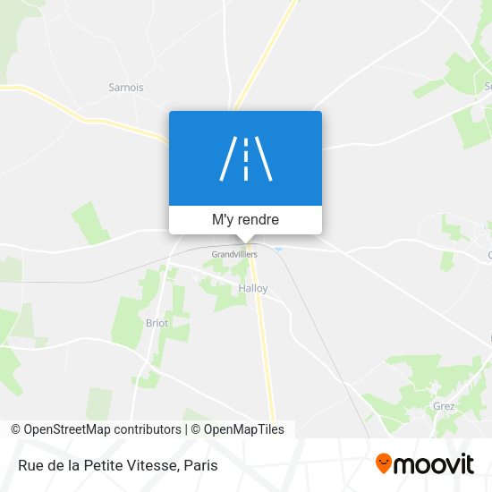 Rue de la Petite Vitesse plan