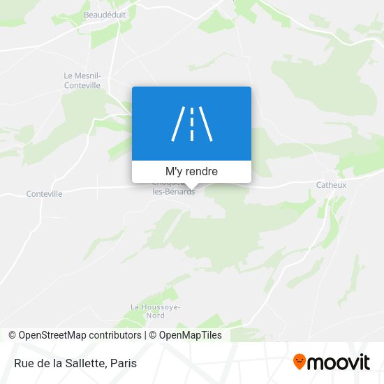 Rue de la Sallette plan