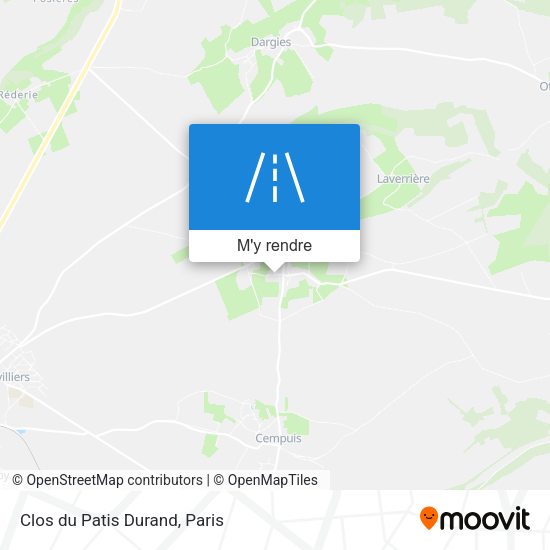Clos du Patis Durand plan