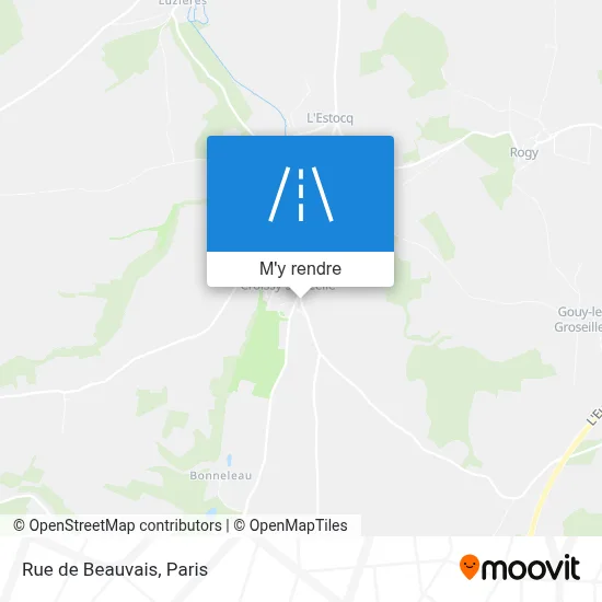 Rue de Beauvais plan