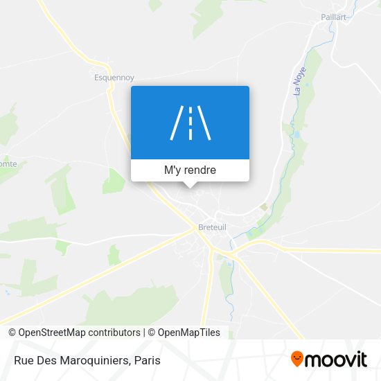 Rue Des Maroquiniers plan