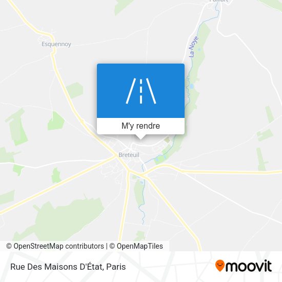 Rue Des Maisons D'État plan