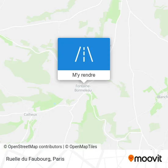 Ruelle du Faubourg plan