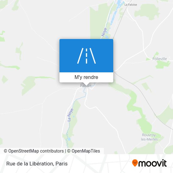 Rue de la Libération plan