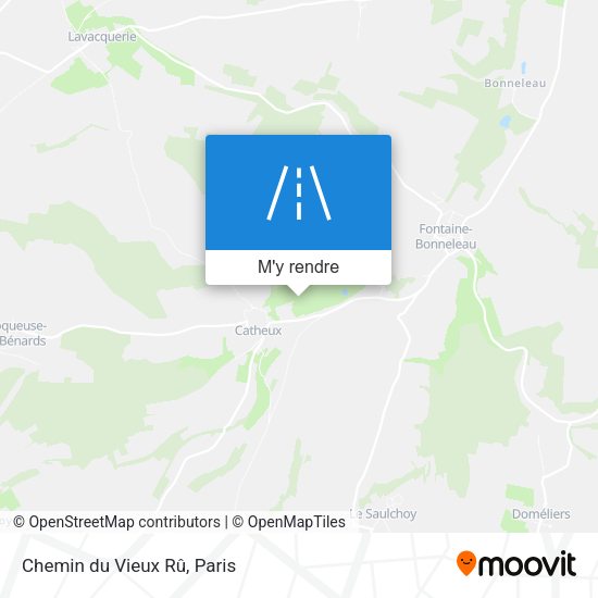 Chemin du Vieux Rû plan