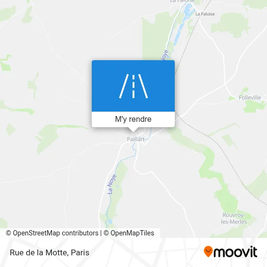 Rue de la Motte plan