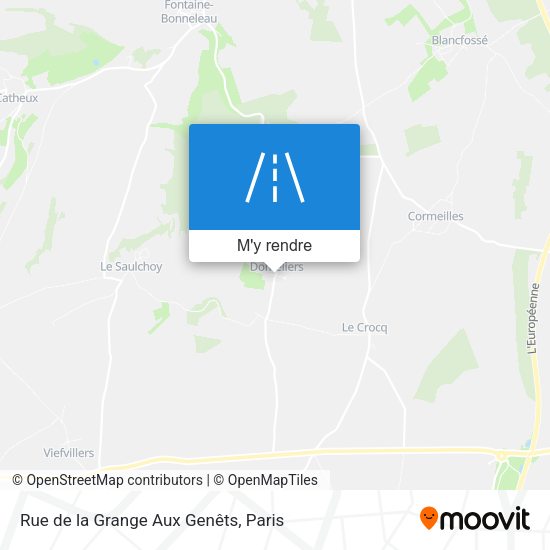 Rue de la Grange Aux Genêts plan