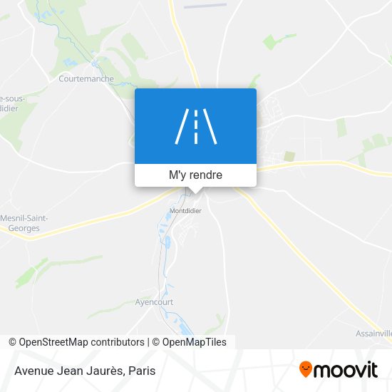 Avenue Jean Jaurès plan