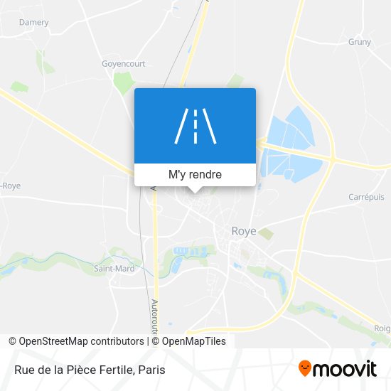Rue de la Pièce Fertile plan