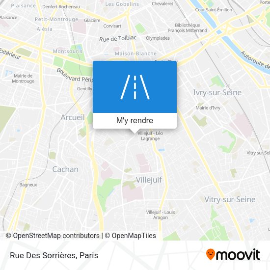 Rue Des Sorrières plan