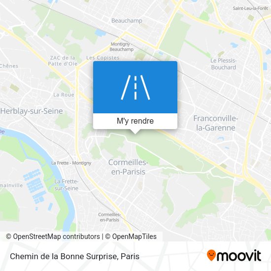 Chemin de la Bonne Surprise plan