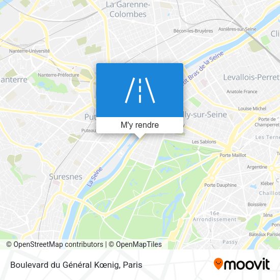 Boulevard du Général Kœnig plan