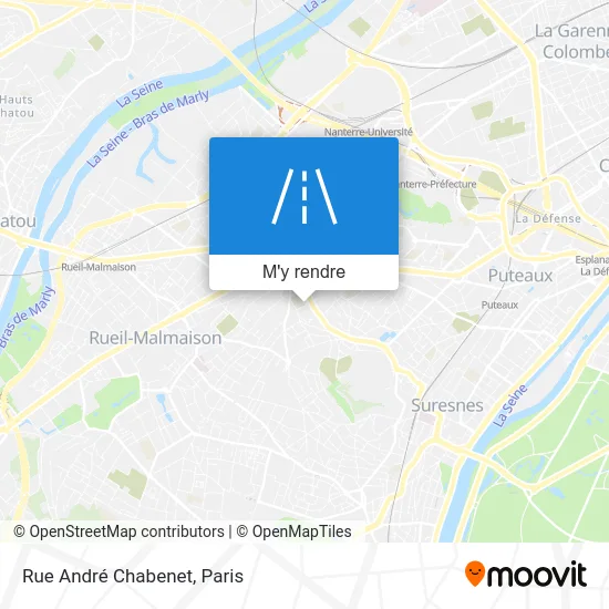 Rue André Chabenet plan