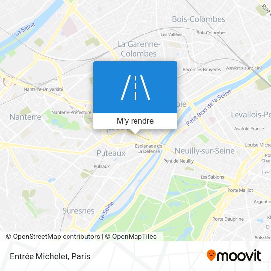 Entrée Michelet plan