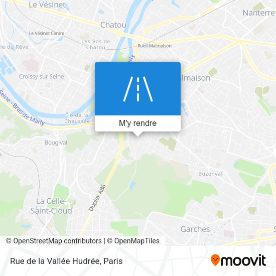 Rue de la Vallée Hudrée plan