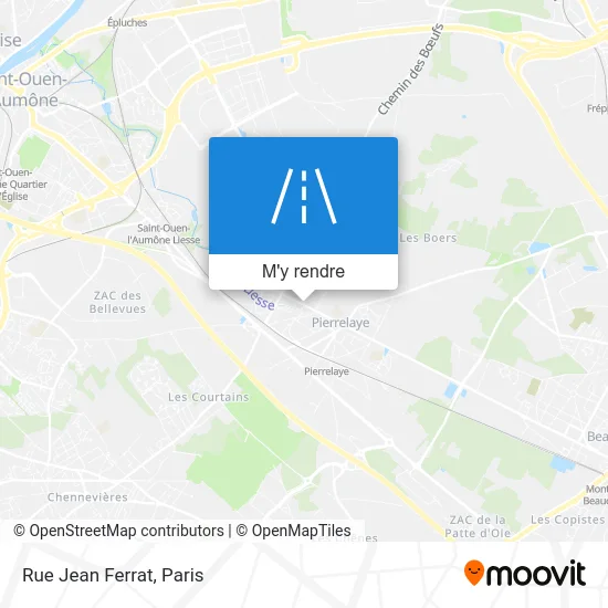 Rue Jean Ferrat plan