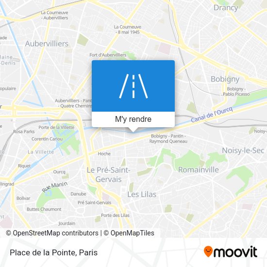 Place de la Pointe plan