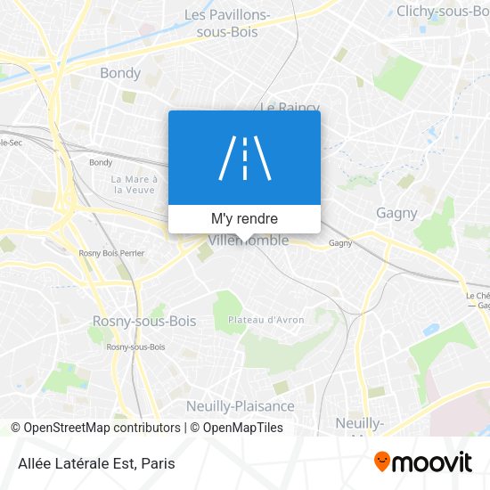 Allée Latérale Est plan