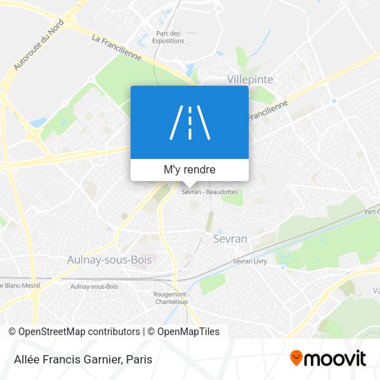 Allée Francis Garnier plan
