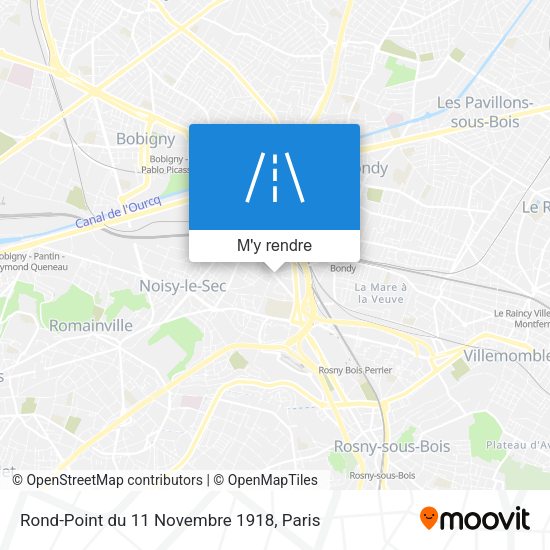 Rond-Point du 11 Novembre 1918 plan