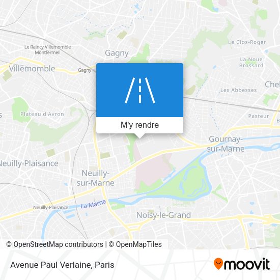 Avenue Paul Verlaine plan