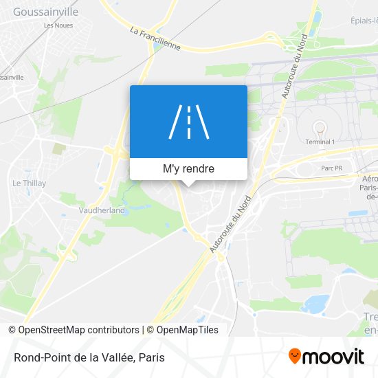 Rond-Point de la Vallée plan