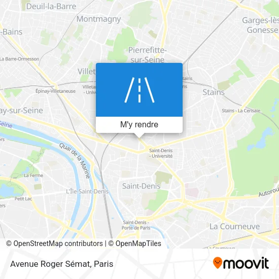 Avenue Roger Sémat plan