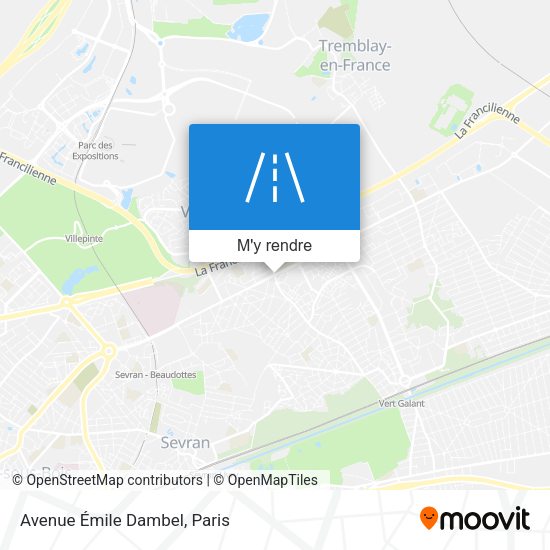Avenue Émile Dambel plan