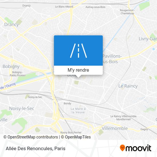 Allée Des Renoncules plan