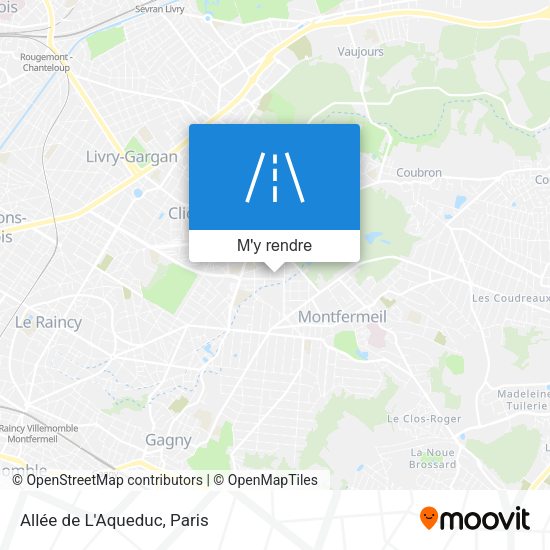 Allée de L'Aqueduc plan