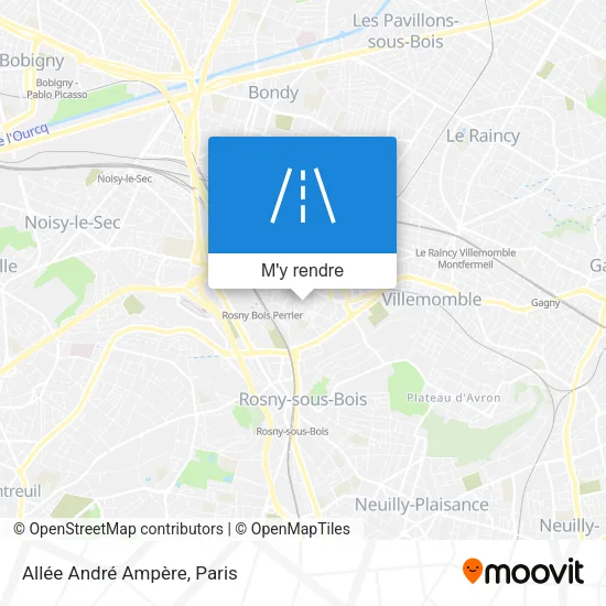 Allée André Ampère plan