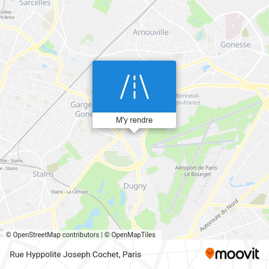 Rue Hyppolite Joseph Cochet plan