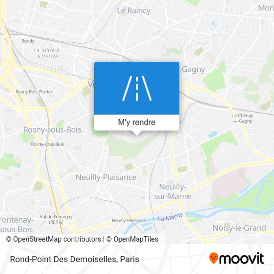 Rond-Point Des Demoiselles plan
