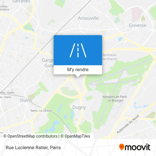 Rue Lucienne Ratier plan