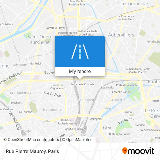 Rue Pierre Mauroy plan