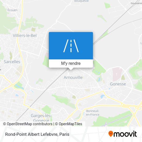 Rond-Point Albert Lefebvre plan