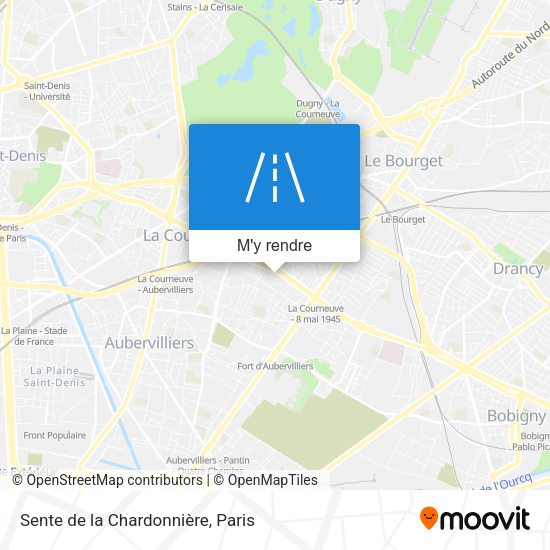 Sente de la Chardonnière plan