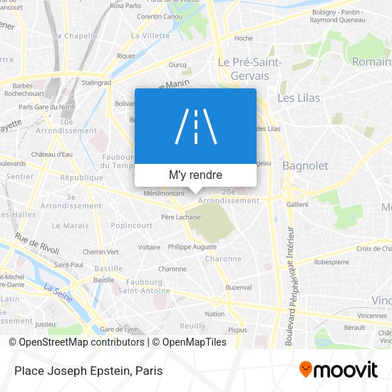 Place Joseph Epstein plan