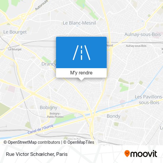 Rue Victor Schœlcher plan