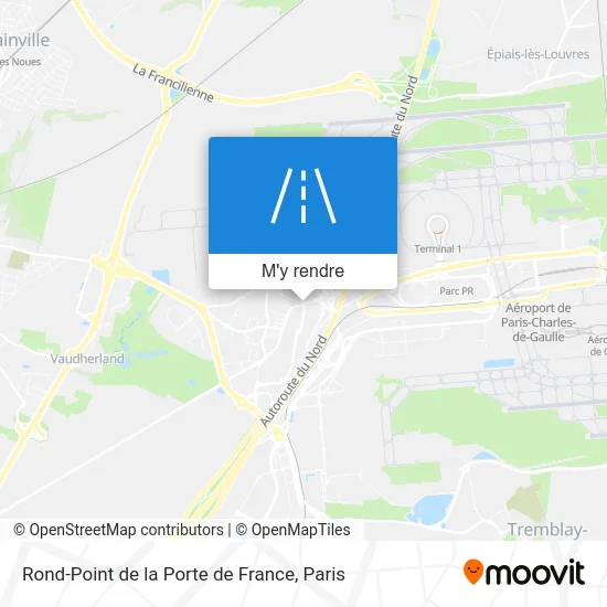 Rond-Point de la Porte de France plan