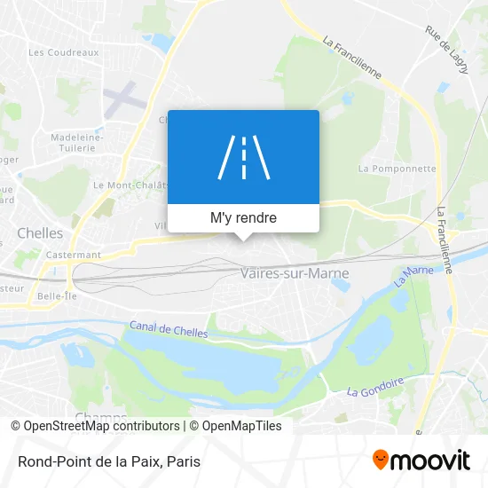 Rond-Point de la Paix plan