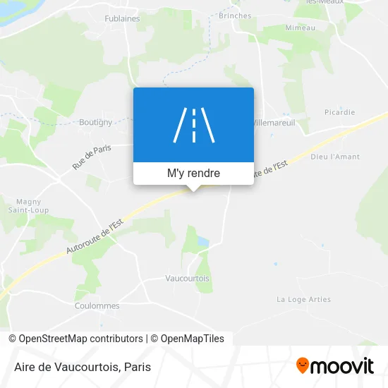 Aire de Vaucourtois plan
