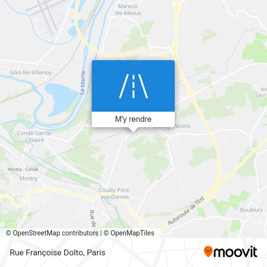 Rue Françoise Dolto plan